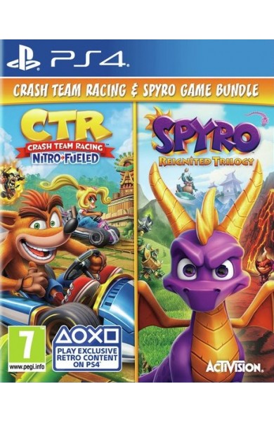 Crash Team Racing Nitro-Fueled + Spyro Game Bundle 